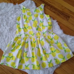 Yellow Janie and Jack Lemon Girls Dress Size 6